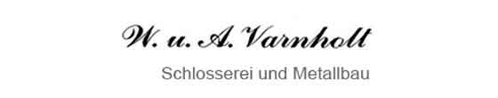 Logo W. u. A. Varnholt GmbH Schlosserei und Metallbau