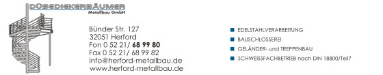 Logo Düsediekerbäumer Metallbau GmbH