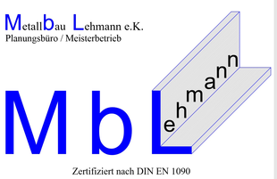 Logo Metallbau Lehmann e.K.; Inh. Sebastian Wendt