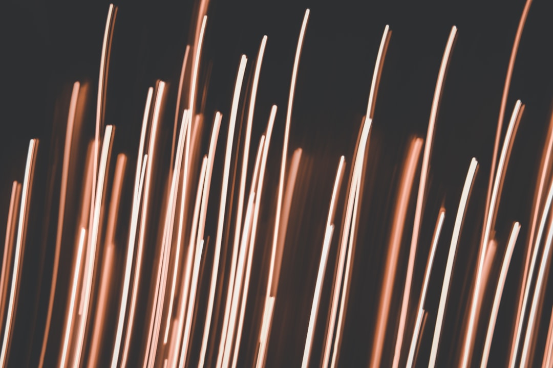 a close up of a bunch of copper wires